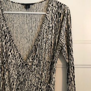 Banana republic faux wrap dress